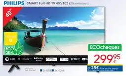 Eldi Philips smart full HD TV 40"/102 cm 40PFS6009/12 aanbieding