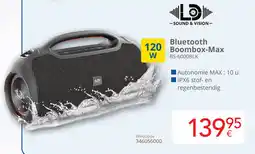 Eldi Sound & Vision Bluetooth Boombox-Max BS-6000BLK aanbieding