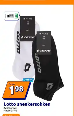 Action Lotto sneakersokken aanbieding