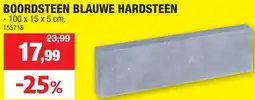 Hubo Boordsteen blauwe hardsteen aanbieding