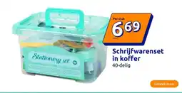 Action Schrijfwarenset in koffer aanbieding