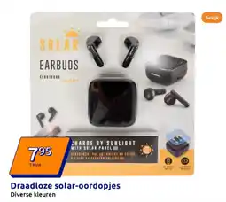 Action Draadloze solar-oordopjes aanbieding