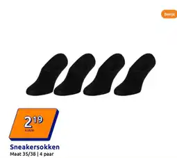 Action Sneakersokken aanbieding
