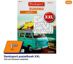 Action Denksport puzzelboek XXL aanbieding