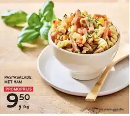 Pastasalade met ham