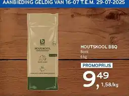 Alvo Houtskool bbq boni aanbieding