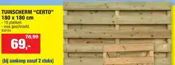 Hubo Tuinscherm certo aanbieding