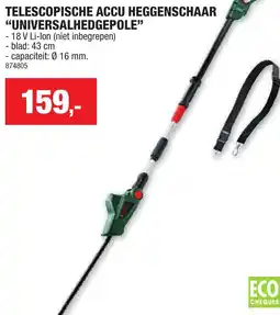 Hubo Telescopische accu heggenschaar universalhedgepole aanbieding