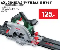 Hubo Accu cirkelzaag universalcirc18v-53 aanbieding
