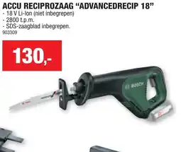Hubo Accu reciprozaag advancedrecip 18 aanbieding