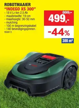 Hubo Robotmaaier INDEGO XS 300 aanbieding