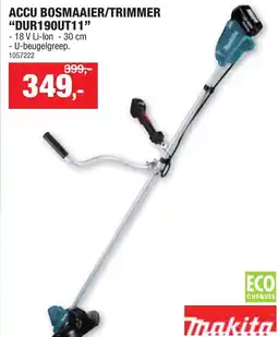 Hubo Accu bosmaaier/trimmer DUR190UT11 aanbieding