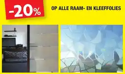 Hubo Op alle raam- en kleeffolies aanbieding