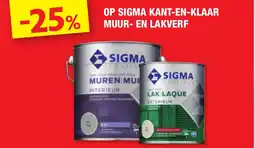 Hubo Op sigma kant-en-klaar muur- en lakverf aanbieding