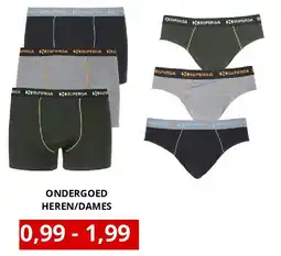 NH Market ONDERGOED HEREN/DAMES aanbieding