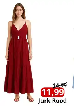 NH Market Jurk Rood aanbieding
