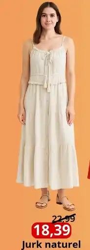 NH Market Jurk naturel aanbieding