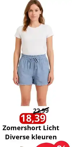 NH Market Zomershort Licht Diverse kleuren aanbieding