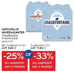 Alvo Chaudfontaine Natuurlijk Mineraalwater aanbieding