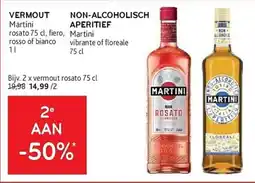 Martini Vermout en Non Alcoholisch Aperitief