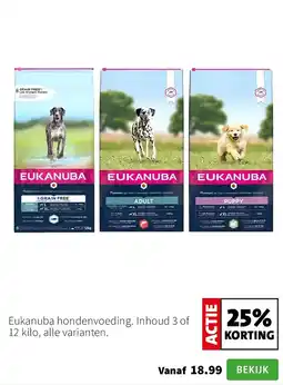 Intratuin Eukanuba hondenvoeding aanbieding