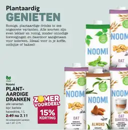 Ekoplaza Noomi Plantaardige dranken aanbieding