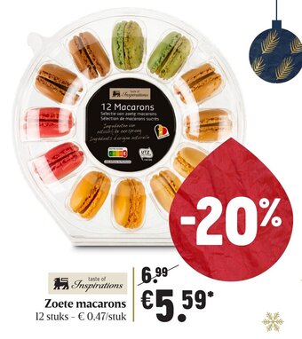 Delhaize Zoete macarons aanbieding