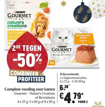 Delhaize Complete voeding voor katteb aanbieding