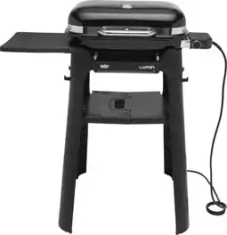 Coolblue Weber Lumin Noir avec Support aanbieding