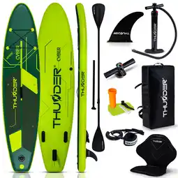 Decathlon Opblaasbaar SUP-board met accessoires THUNDER CYBER 320cm aanbieding