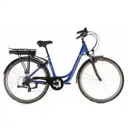 Decathlon Elektrische damesfiets Advanced Sport, 50 cm, Saxxx, 7 sp, blauw aanbieding