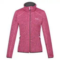 Decathlon Dames Newhill Marl Full Zip Fleecejack (Flamingo Roze/Grijs) aanbieding