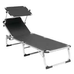 Decathlon Outwell Klapstoel Victoria zwart en grijs aanbieding