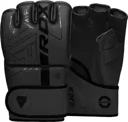 Decathlon F6 Kara MMA Grappling Gloves Zwart - Zwart - Maat M aanbieding