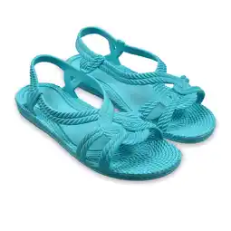 Decathlon Damesslippers in Turquoise kleur aanbieding