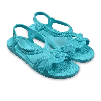 Decathlon Damesslippers in Turquoise kleur aanbieding