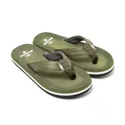 Decathlon Kinderen Militair Groene Brasilerase Teenslippers met Slip-Resistente Zolen aanbieding