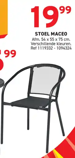 Trafic Stoel maceo aanbieding