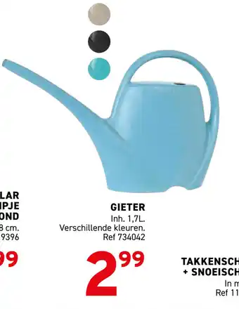 Trafic Gieter aanbieding