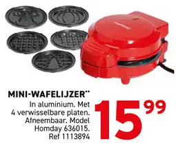 Trafic Mini Wafelijzer aanbieding