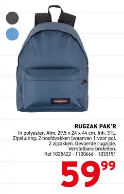 Trafic Rugzak Pak'R aanbieding