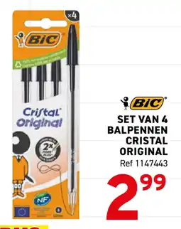 Trafic BiC Balpennen Cristal Original aanbieding
