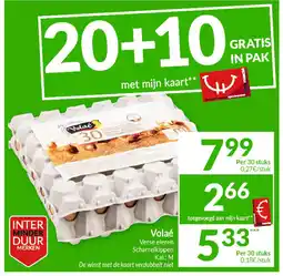 Intermarché Volaé Verse eieren Scharrelkippen aanbieding