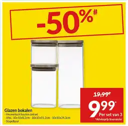 Intermarché Glazen bokalen aanbieding