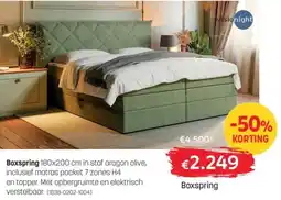 BE-Okay Visionight Boxspring aanbieding