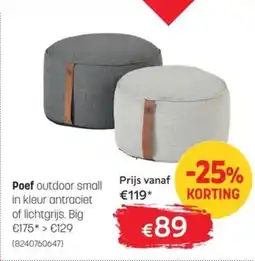 BE-Okay Poef aanbieding