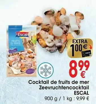 Cora Cocktail de fruits de mer zeevruchten cocktail escal aanbieding