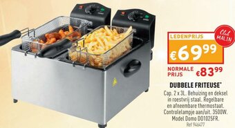 Trafic Dubbele Friteuse aanbieding