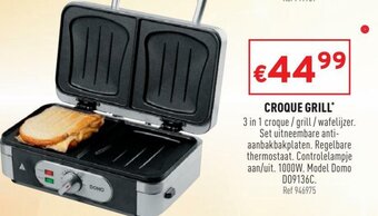 Trafic Croque Grill aanbieding
