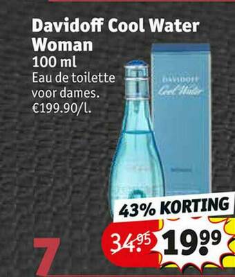 Kruidvat Davidoff Cool Water Woman aanbieding